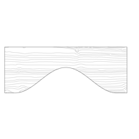 Modular Fins - Inverted Curve - 450-200