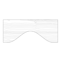 Modular Fins - Inverted Curve - 500-250