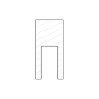 Square 42x90 - Available in Solid Timber and MDF/Veneer