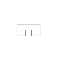 Square 60x30 - Available in Solid Timber and MDF/Veneer