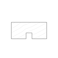 Square 90x42 - Available in Solid Timber and MDF/Veneer