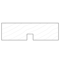 Square 140x42 - Available in Solid Timber and MDF/Veneer