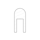 Bullnose 42x90<br>42x90mm