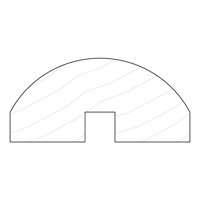 Bullnose 90x42 - Available in Solid Timber