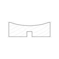 Flute 120x42 - Available in Solid Timber