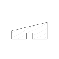 Side Taper 90x42 - Available in Solid Timber and MDF/Veneer