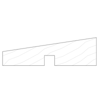 Side Taper 140x42 - Available in Solid Timber and MDF/Veneer