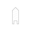 Double Taper 30x80 - Available in Solid Timber and MDF/Veneer