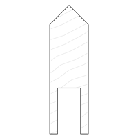 Double Taper 42x140 - Available in Solid Timber and MDF/Veneer