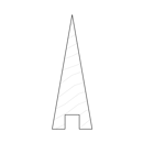 Triangle 42x120 - Available in Solid Timber and MDF/Veneer