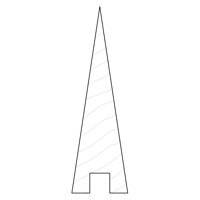 Triangle 42x140 - Available in Solid Timber and MDF/Veneer