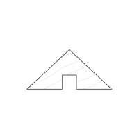 Triangle 90x42 - Available in Solid Timber and MDF/Veneer