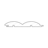 140x19mm - 64mm Bullnose Plank Profile