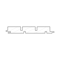 140x19mm - 38x11mm Rectangle - 5mm Space Plank Profile