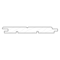 175x19mm - 3x6mm VGroove - 73mm Space Plank Profile